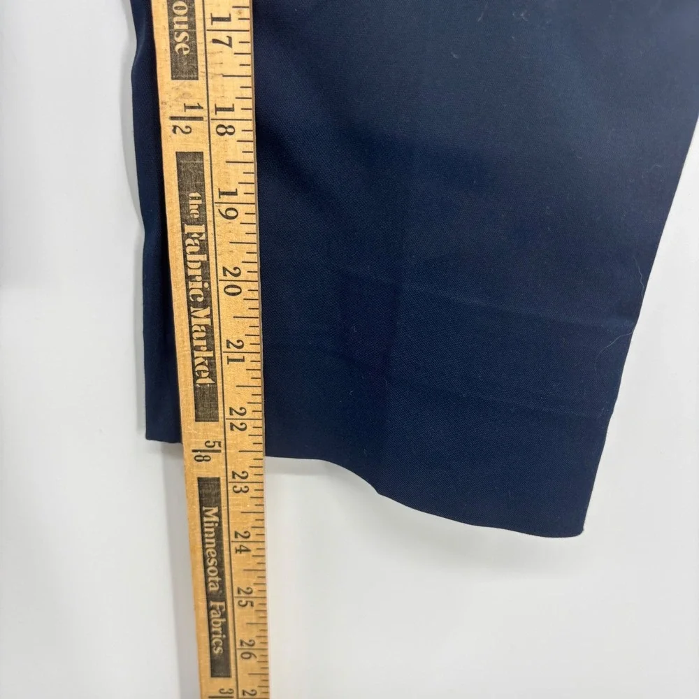 Lands End Boys Navy Blue Chino School Uniform Pants Size‎ 10 Elastic Waist